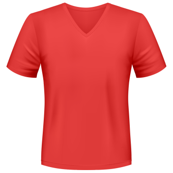 V-Shirt front rot
