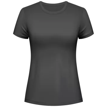 T-Shirt Front schwarz