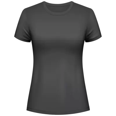 T-Shirt Front schwarz